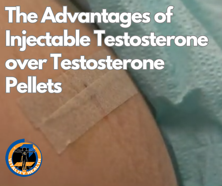 The advantages of injectable testosterone over testosterone pellets