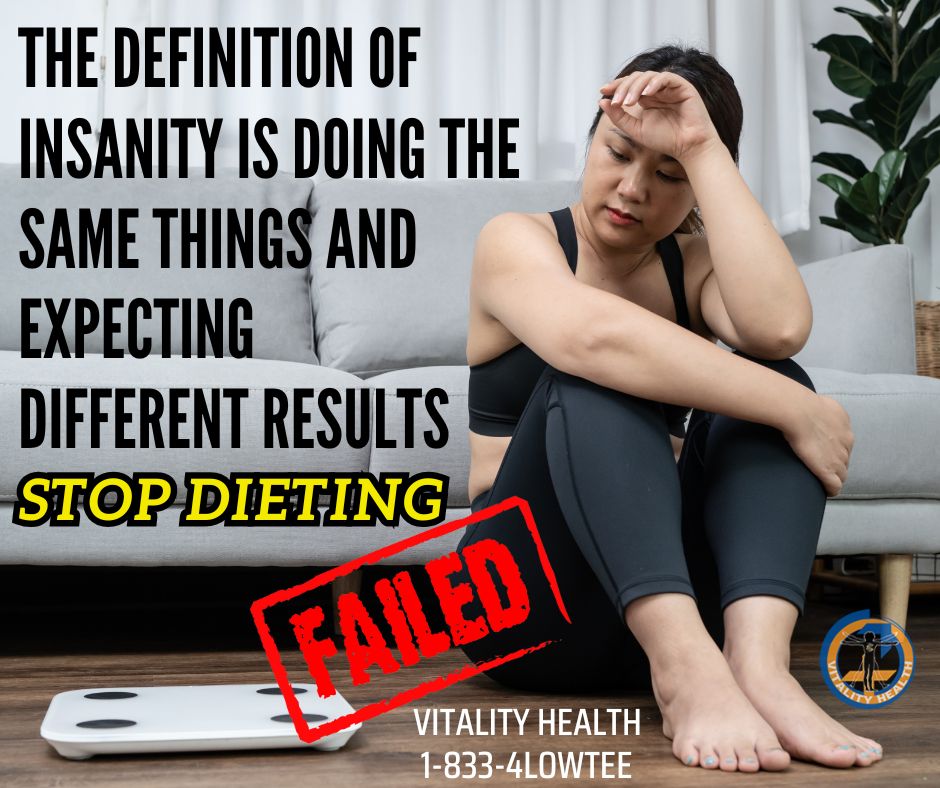 Stop Dieting medical weight loss Vitality health
