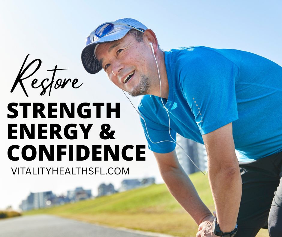 Restore strength, energy, confidence, TRT Vitality Health SFL