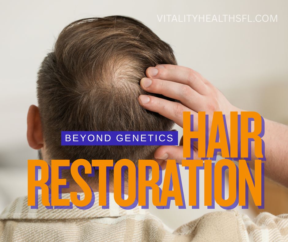 Beyond Genetics: Hair restoration treatments that get results - Vitality Health SFL