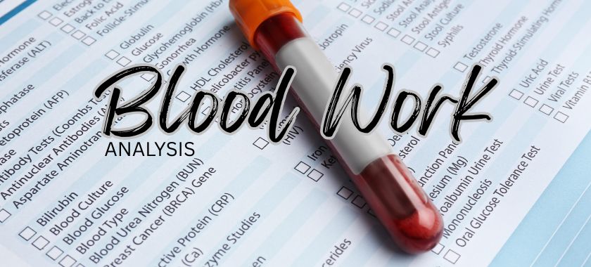 Blood work analysis Vitality health sfl naples, florida