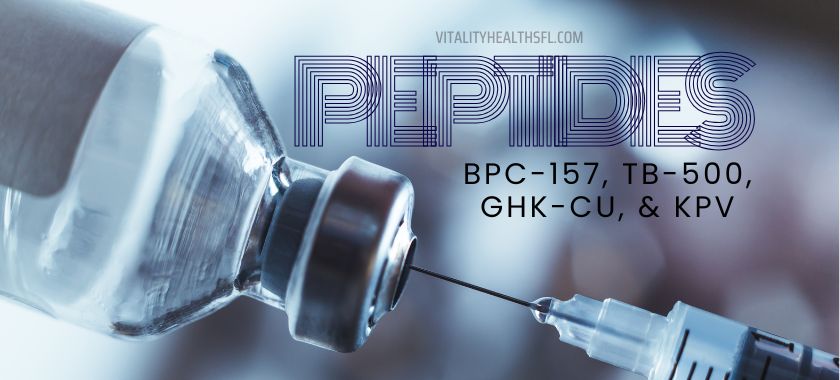 Heal, Repair, Recover - BPC-157, TB-500, GHK-Cu, & KPV Vitality health Sfl