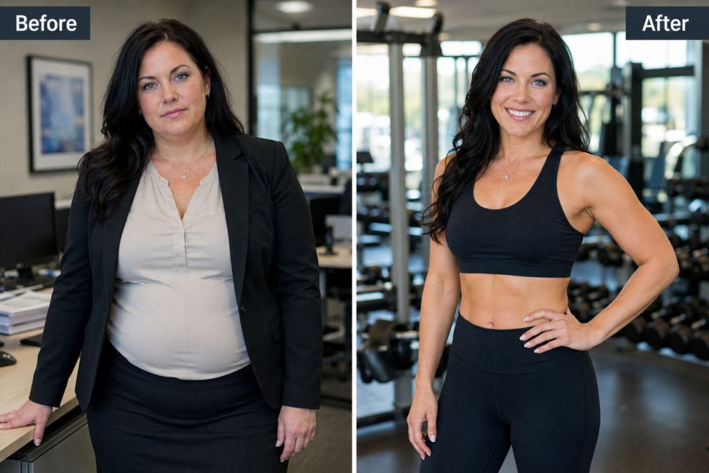 My before and after = I cannot say thank you enough! Vitality Health is amazing.